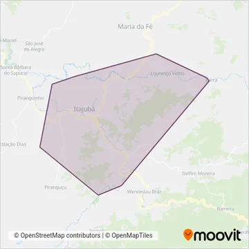 Valônia coverage area map