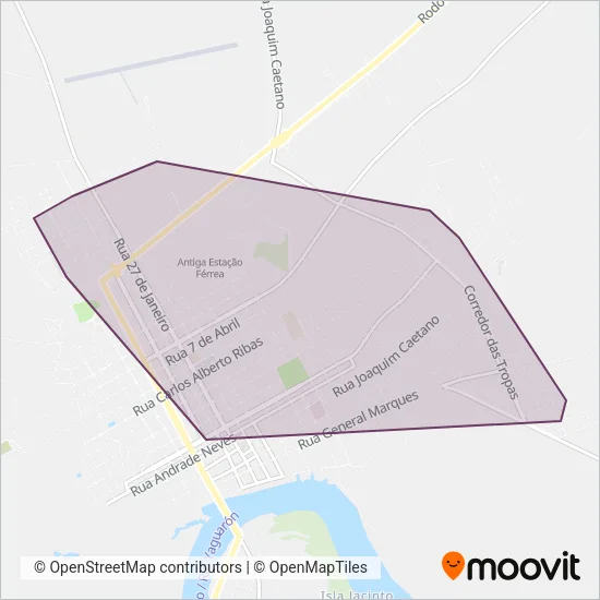 Dias coverage area map