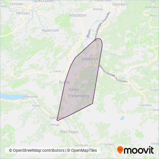 LIEmobil coverage area map
