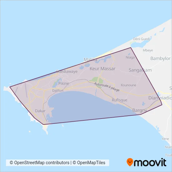 AFTU coverage area map