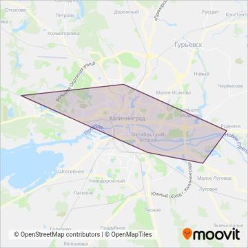 Схема покрытия компании Балттрансавто один