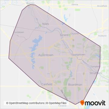 WRTA coverage area map