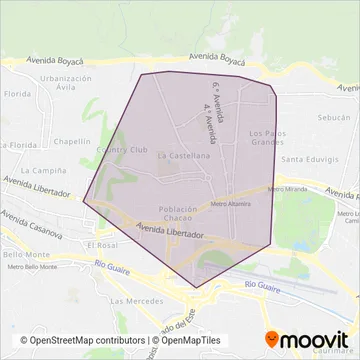 TransChacao coverage area map