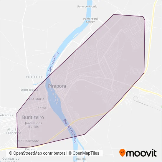 Sandra coverage area map