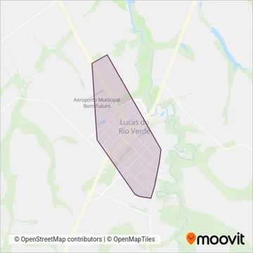 Lucas coverage area map