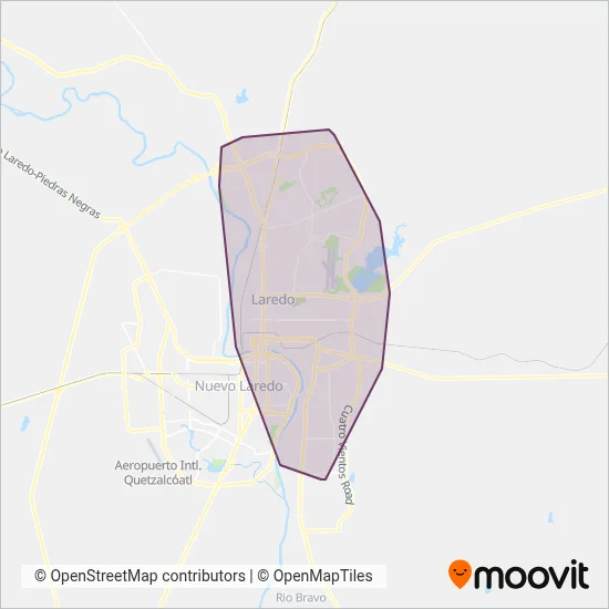 El Metro coverage area map