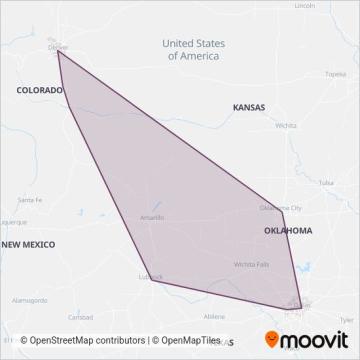 Greyhound-us coverage area map