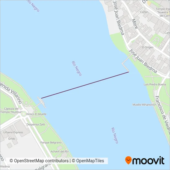 Ceferino (Ferry) coverage area map