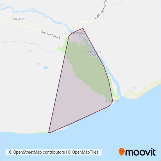 Ceferino coverage area map