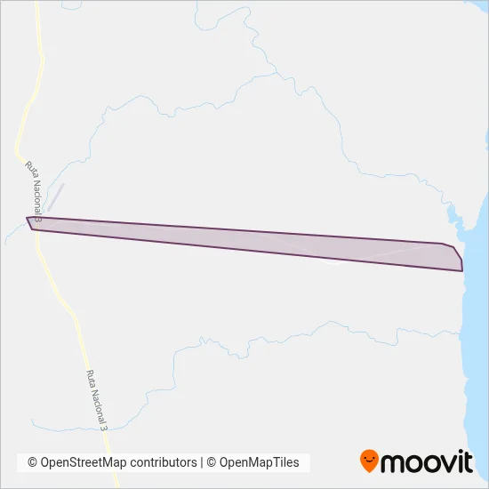 Doradas Bus S.R.L. coverage area map
