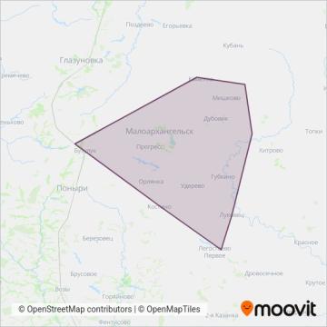 Малоархангельский район coverage area map