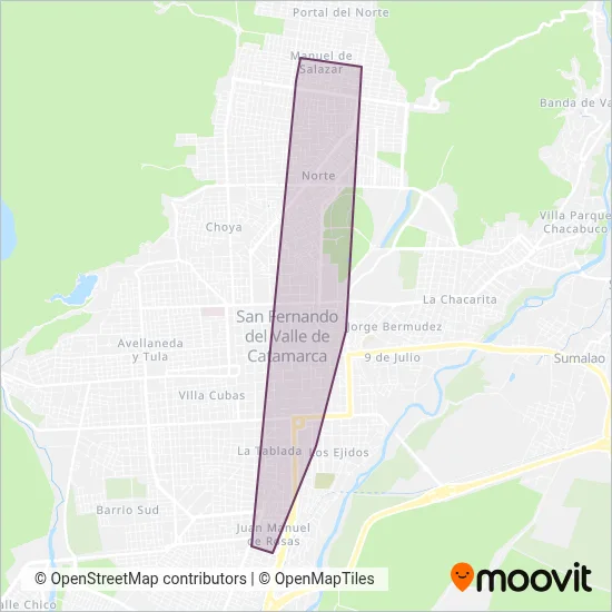 Empresa La Rubi coverage area map