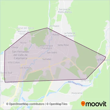 Empresa GM coverage area map