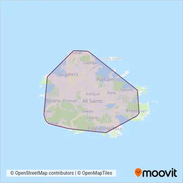 Private Buses coverage area map
