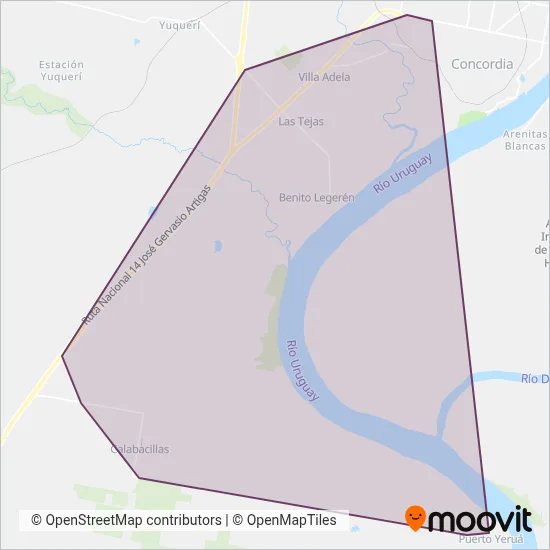 El Lucerito coverage area map