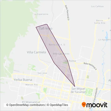 ITILCO SRL coverage area map