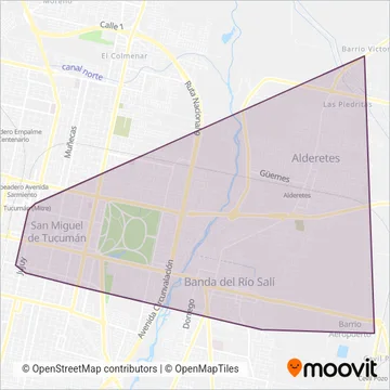 Cruz Alta S.R.L. coverage area map