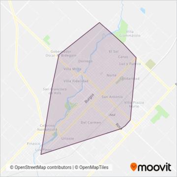 Empresa La Unión coverage area map