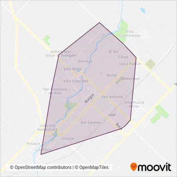 Empresa La Unión coverage area map