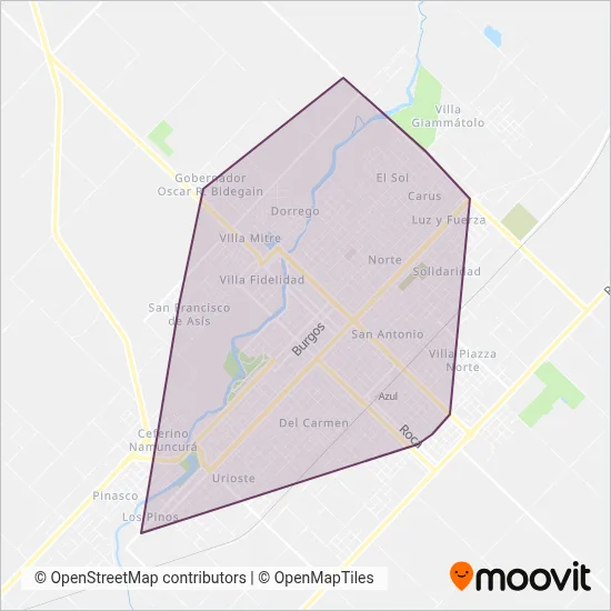 Empresa La Unión coverage area map