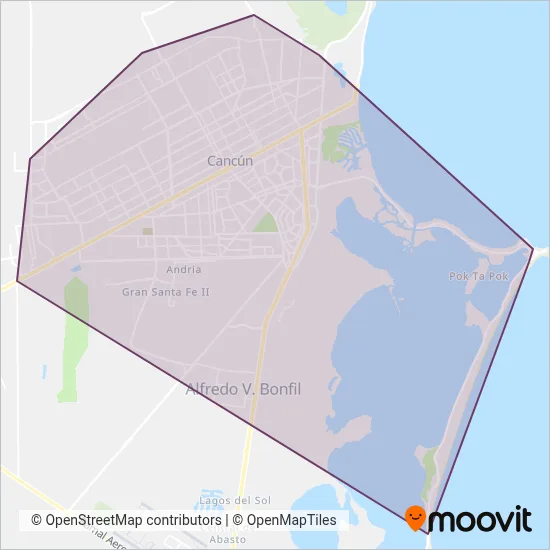 IMOVEQROO coverage area map