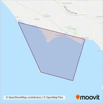 Laziomar coverage area map