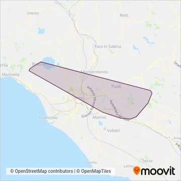 Cilia Italia coverage area map