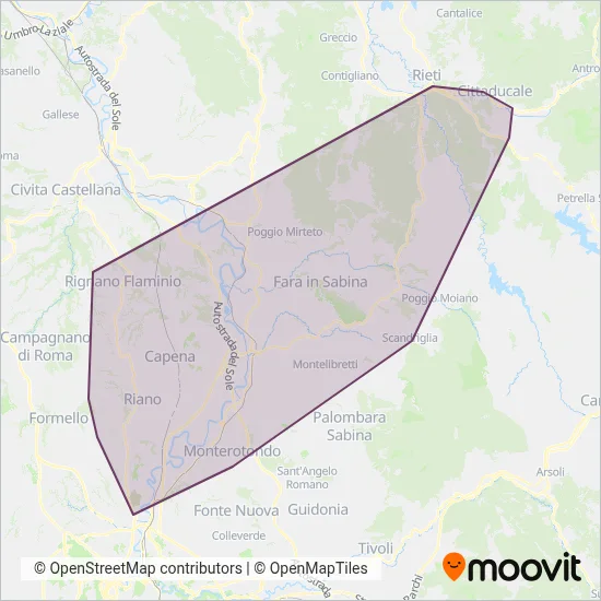 Beebus coverage area map