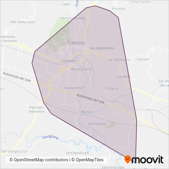 Magni Bus Services coverage area map