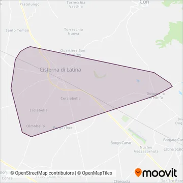 Sordilli Tours coverage area map