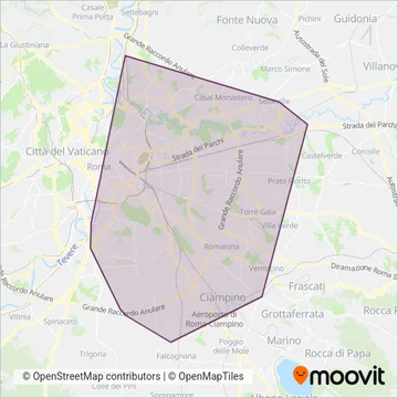 SAP coverage area map