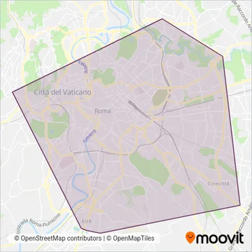 ATAC (Subway) coverage area map