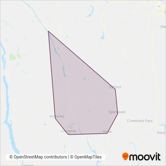 BC Transit coverage area map