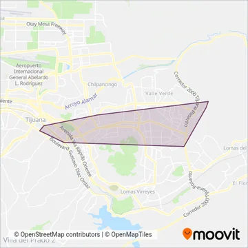 Calafias Blancas coverage area map
