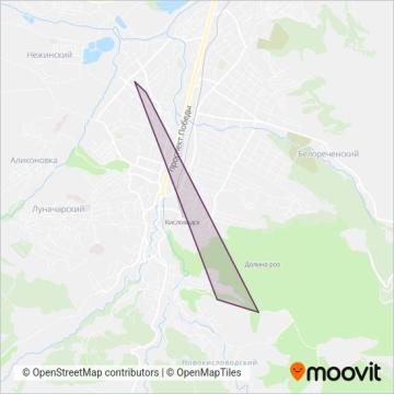 Схема покрытия компании ПАТП-2