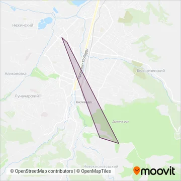 ПАТП-2 coverage area map