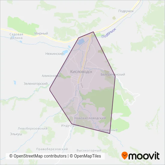 Private Carriers coverage area map
