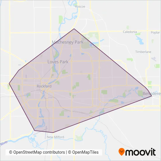 RMTD coverage area map