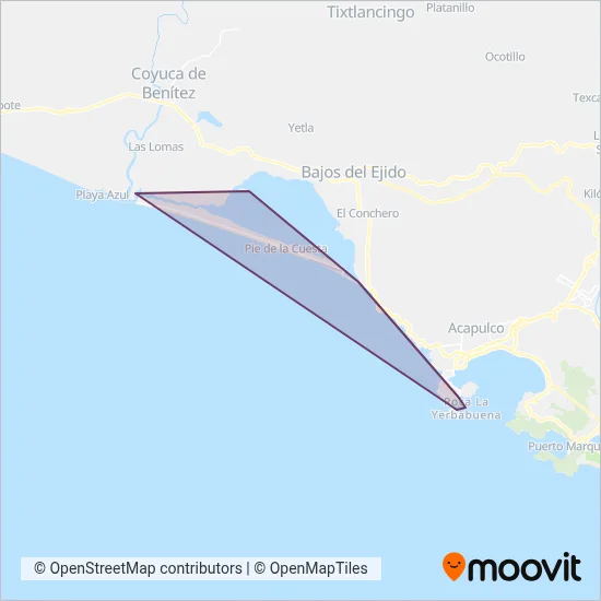 Movilidad Activa Sustentable coverage area map