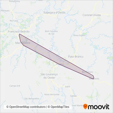 Cattani Sul (Metropolitano) coverage area map