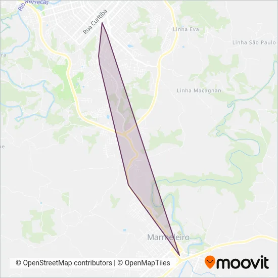 Cattani Sul (Metropolitano) coverage area map