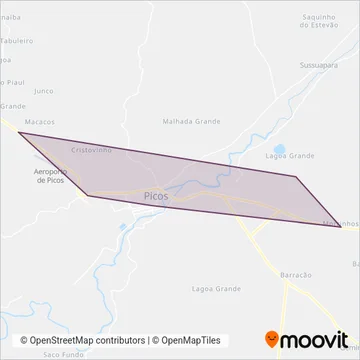 KB Transportes coverage area map