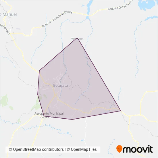 Pontual Sul coverage area map