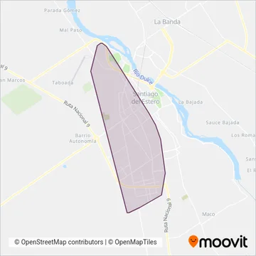 Empresa Pedro Francisco de Uriarte S.R.L. coverage area map