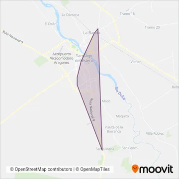 Empresa San Cayetano S.R.L. coverage area map