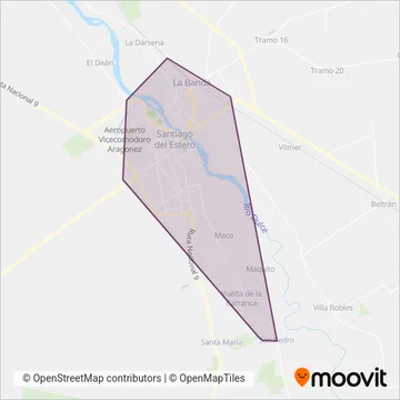 El Decano S.R.L. coverage area map