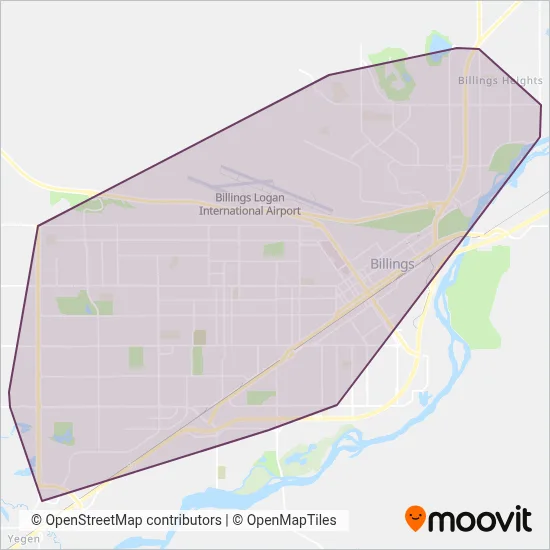 MET Transit coverage area map