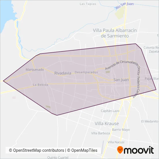 UTE - La Marina - La Positiva coverage area map