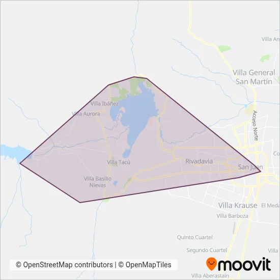 Libertador coverage area map