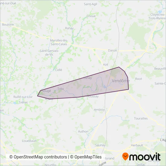 Move (Territoires Vendômois) coverage area map